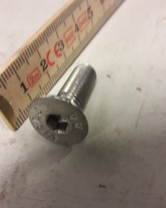 Hexagon socket countersunk head screw M 8x25 DIN7991 SST